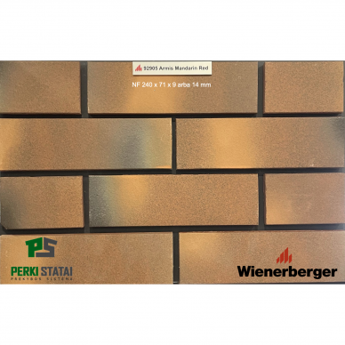 Klinkerio plytelės Wienerberger 240x71x9 mm (48 vnt/m²) 12